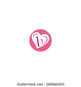B Letter logo template vector illustration