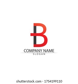 B Letter logo template vector illustration