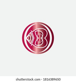 B Letter logo template vector illustration
