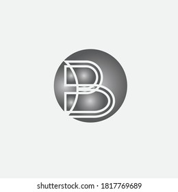 B Letter logo template vector illustration