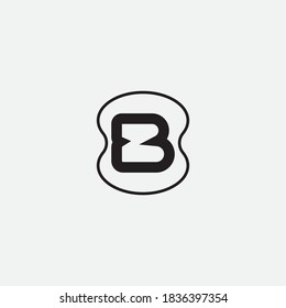 B Letter logo template vector illustration