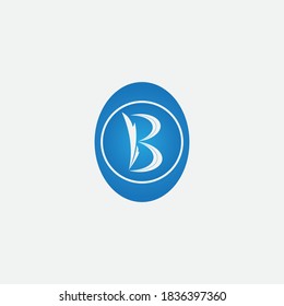 B Letter logo template vector illustration