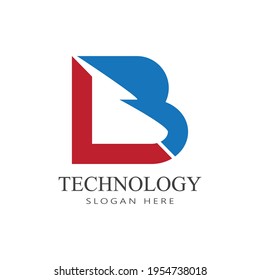 B Letter logo template vector illustration