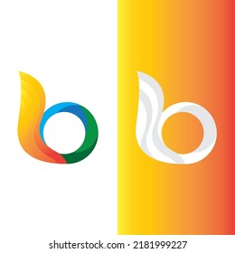 Ilustración vectorial del logotipo de letra B