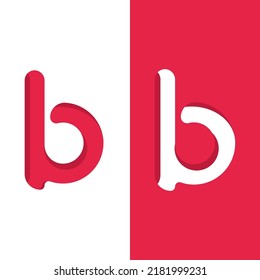 B letter logo template vector illustration