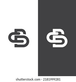 B letter logo template vector illustration