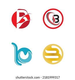 Ilustración vectorial del logotipo de letra B
