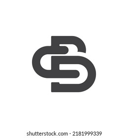 B letter logo template vector illustration