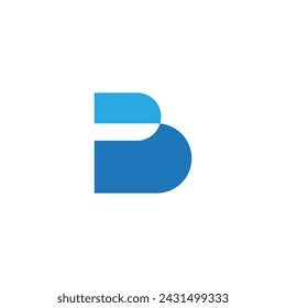 B Letter logo template vector illustration