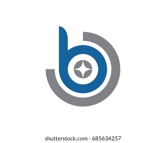 B Letter Logo Template vector icon design