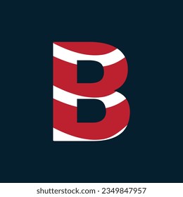 B letter logo or b text logo and b word logo design.