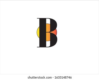 B letter logo. This is vector. 