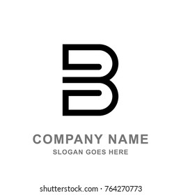 B Letter Logo Vector