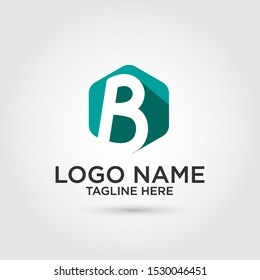 B letter logo vector Logo design that is easy to edit and ready to be used as a symbol of your business or product. - Vector