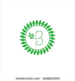 Diseño vectorial de logotipo de letra B