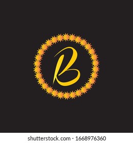 B letter logo vector design