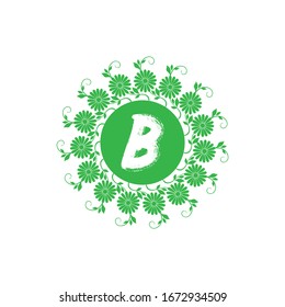 B letter logo vector design