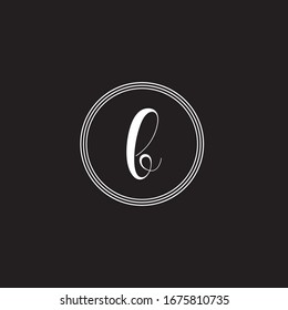Diseño vectorial de logotipo de letra B