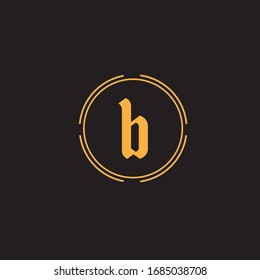 Diseño vectorial de logotipo de letra B