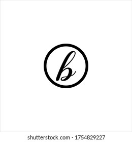 B letter logo vector design