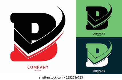 B letter logo vector design