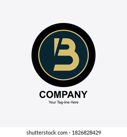 B Letter Logo. Vector Icon.