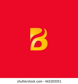 B letter logo vector icon
