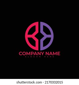 B letter logo vector illustration design