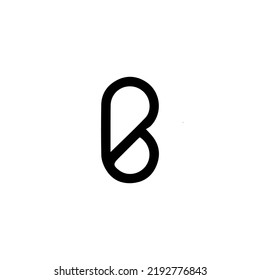 b letter logo vector illustration