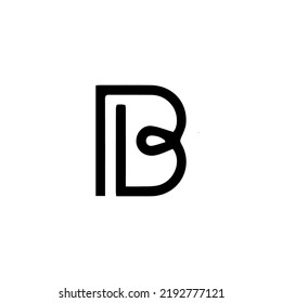 b letter logo vector illustration