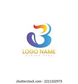 B letter logo vector illustration design