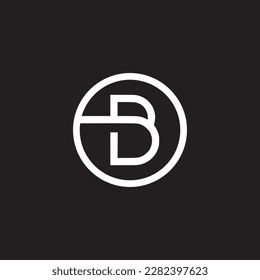 B Letter logo letter b vector illustration