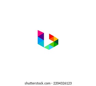 B Letter Logo Vector Template Abstract Monogram Symbol