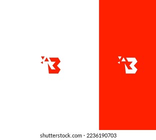 B Letter Logo Vector Template Abstraktes Monogramm Symbol. Für Business Sports, Technologie, Mode, Digital- und künftiges kreatives Logo verwendbar
