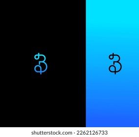 B-Letter-Logo, Vektorvorlage abstraktes Monogramm-Symbol 