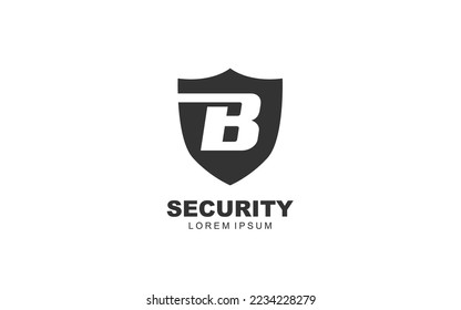 B letter logo vector for your branding with modern style.
