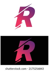 B letter logo with vibrant line glitch effect. Vector font perfect to use in your nightlife labels, expressive game screen, electronic identity.