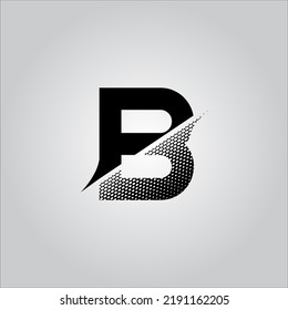 B Letter Logo B Letter Logo Stock Vector (Royalty Free) 2191162205 ...