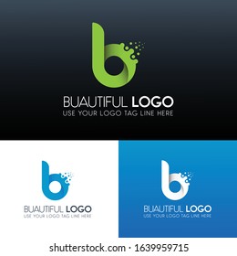 
B Letter Logo-B Bubble Template