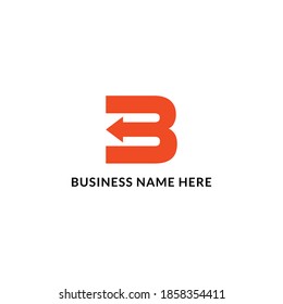 B-Briefmarke Finanzlogo-Design
