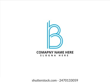 B Letter Minimalist Modern Logo Deign