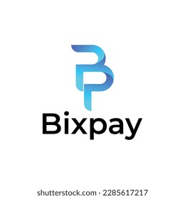 B letter modern 3d logo design