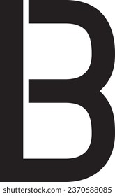 Modernes Logo-Design mit B-Buchstaben