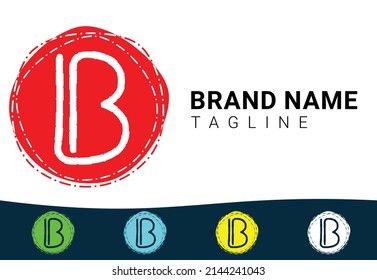 B letter new logo and icon design template