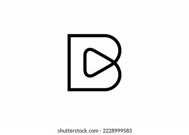 Design-Vorlage für Logoaufnahmen mit B-Buchstaben