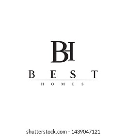 B letter properties vector logo. Real estates icon