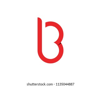 B Letter with shield logo template