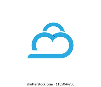 B Letter with shield logo template