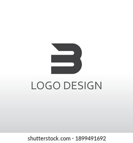 b letter for simple logo design. a modern vector design