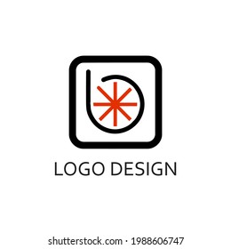 b letter for simple logo design